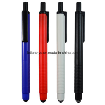 Bolígrafo de plástico personalizado con diseño exclusivo de Stylus (LT-C696)